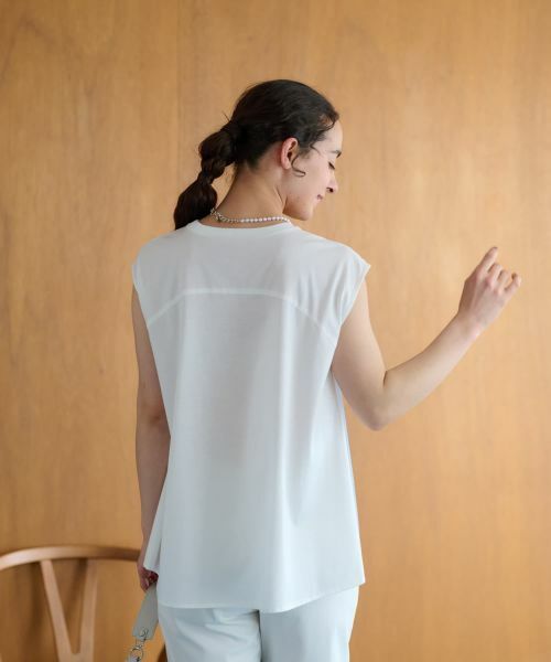 CARA O CRUZ / キャラ・オ・クルス カットソー | 異素材切替カットソー【CoC by CARA O CRUZ】 | 詳細15