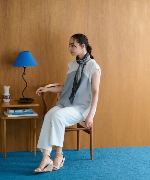 CARA O CRUZ / キャラ・オ・クルス カットソー | 異素材切替カットソー【CoC by CARA O CRUZ】 | 詳細17