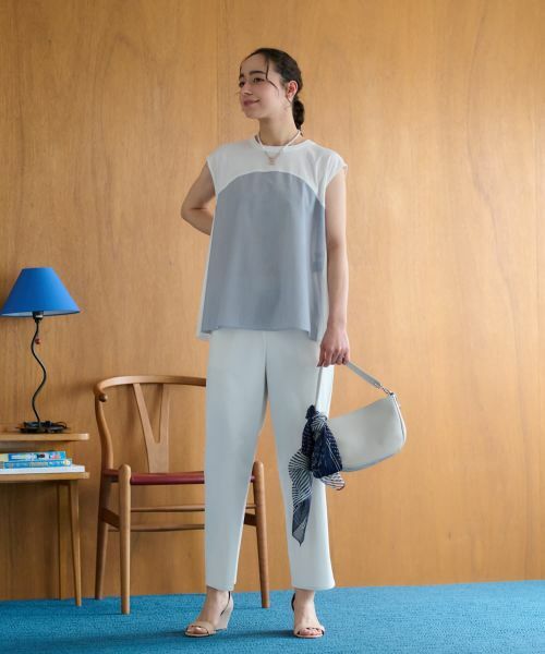 CARA O CRUZ / キャラ・オ・クルス カットソー | 異素材切替カットソー【CoC by CARA O CRUZ】 | 詳細20