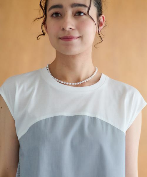 CARA O CRUZ / キャラ・オ・クルス カットソー | 異素材切替カットソー【CoC by CARA O CRUZ】 | 詳細23