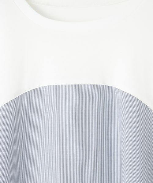 CARA O CRUZ / キャラ・オ・クルス カットソー | 異素材切替カットソー【CoC by CARA O CRUZ】 | 詳細29