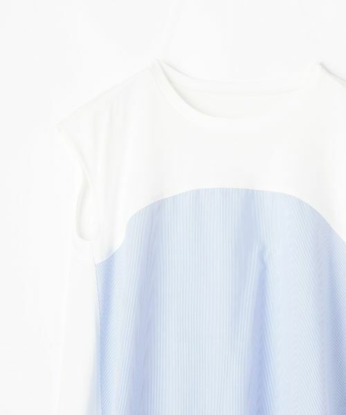 CARA O CRUZ / キャラ・オ・クルス カットソー | 異素材切替カットソー【CoC by CARA O CRUZ】 | 詳細30