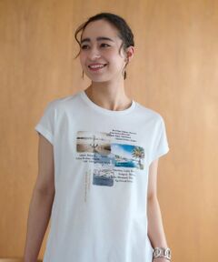 CARA O CRUZ / キャラ・オ・クルス カットソー | プリントノースリーブカットソー【CoC by CARA O CRUZ】