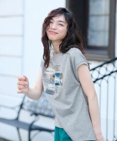 CARA O CRUZ / キャラ・オ・クルス カットソー | プリントノースリーブカットソー【CoC by CARA O CRUZ】