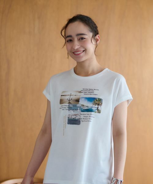 CARA O CRUZ / キャラ・オ・クルス カットソー | プリントノースリーブカットソー【CoC by CARA O CRUZ】 | 詳細18