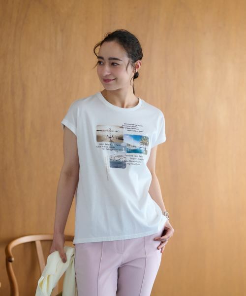 CARA O CRUZ / キャラ・オ・クルス カットソー | プリントノースリーブカットソー【CoC by CARA O CRUZ】 | 詳細20