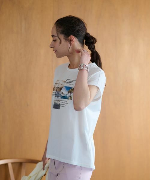 CARA O CRUZ / キャラ・オ・クルス カットソー | プリントノースリーブカットソー【CoC by CARA O CRUZ】 | 詳細21