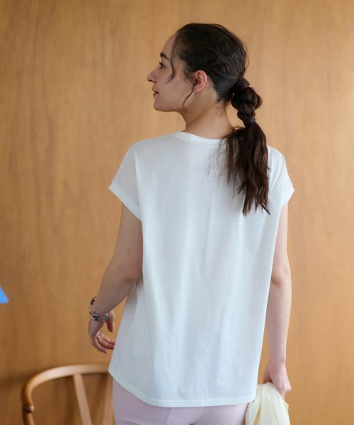 CARA O CRUZ / キャラ・オ・クルス カットソー | プリントノースリーブカットソー【CoC by CARA O CRUZ】 | 詳細24