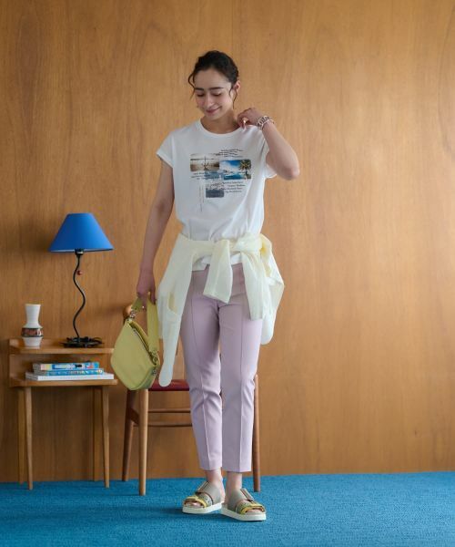 CARA O CRUZ / キャラ・オ・クルス カットソー | プリントノースリーブカットソー【CoC by CARA O CRUZ】 | 詳細26