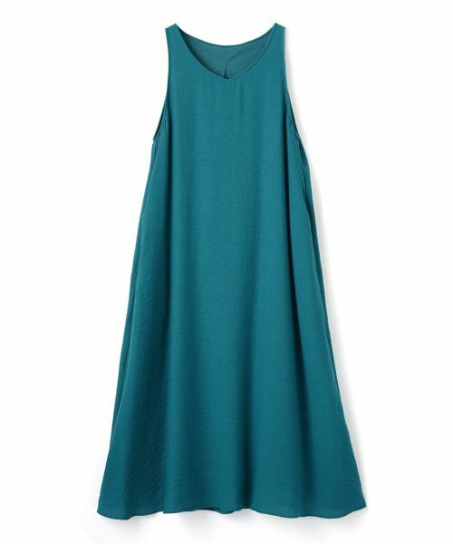 CARA O CRUZ / キャラ・オ・クルス ロング・マキシ丈ワンピース | Vネックジャンパースカート【CoC by CARA O CRUZ】 | 詳細28