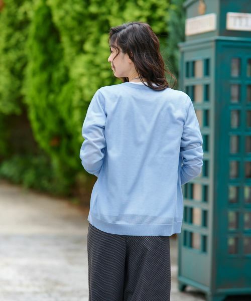 CARA O CRUZ / キャラ・オ・クルス カーディガン・ボレロ | ラメVネックカーディガン【CoC by CARA O CRUZ】 | 詳細10