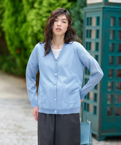 CARA O CRUZ / キャラ・オ・クルス カーディガン・ボレロ | ラメVネックカーディガン【CoC by CARA O CRUZ】 | 詳細11