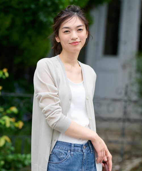 CARA O CRUZ / キャラ・オ・クルス カーディガン・ボレロ | ラメVネックカーディガン【CoC by CARA O CRUZ】 | 詳細14