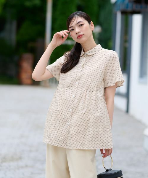 CARA O CRUZ / キャラ・オ・クルス シャツ・ブラウス | 【人気】ドットフレアブラウス【CoC by CARA O CRUZ】 | 詳細1