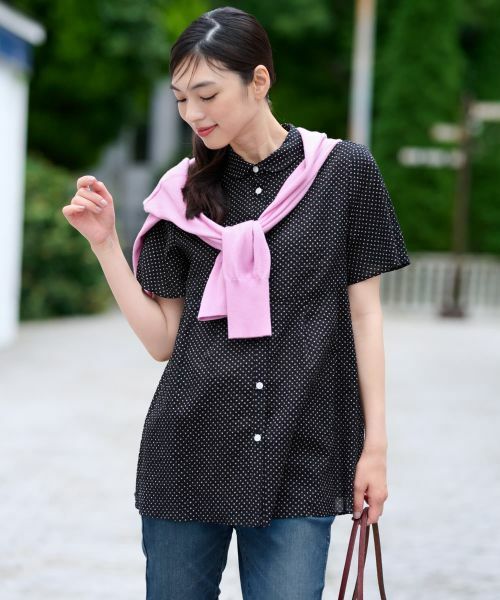 CARA O CRUZ / キャラ・オ・クルス シャツ・ブラウス | 【人気】ドットフレアブラウス【CoC by CARA O CRUZ】 | 詳細11