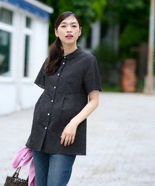 CARA O CRUZ / キャラ・オ・クルス シャツ・ブラウス | 【人気】ドットフレアブラウス【CoC by CARA O CRUZ】 | 詳細14