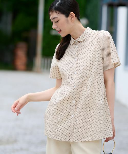 CARA O CRUZ / キャラ・オ・クルス シャツ・ブラウス | 【人気】ドットフレアブラウス【CoC by CARA O CRUZ】 | 詳細2