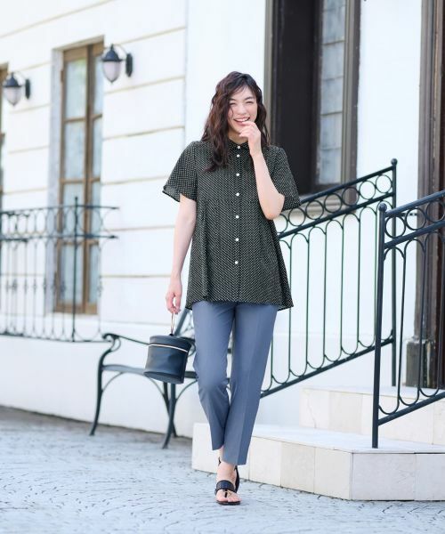 CARA O CRUZ / キャラ・オ・クルス シャツ・ブラウス | 【人気】ドットフレアブラウス【CoC by CARA O CRUZ】 | 詳細26