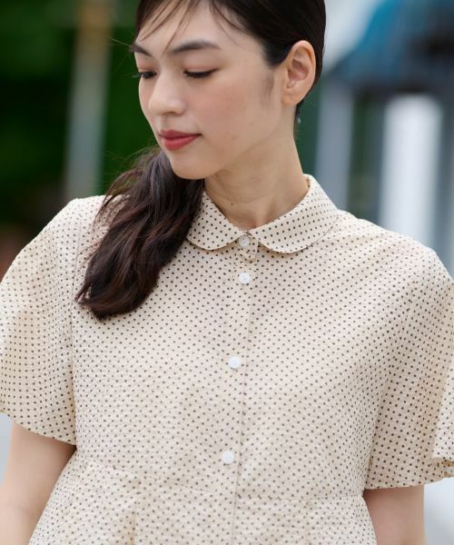 CARA O CRUZ / キャラ・オ・クルス シャツ・ブラウス | 【人気】ドットフレアブラウス【CoC by CARA O CRUZ】 | 詳細29
