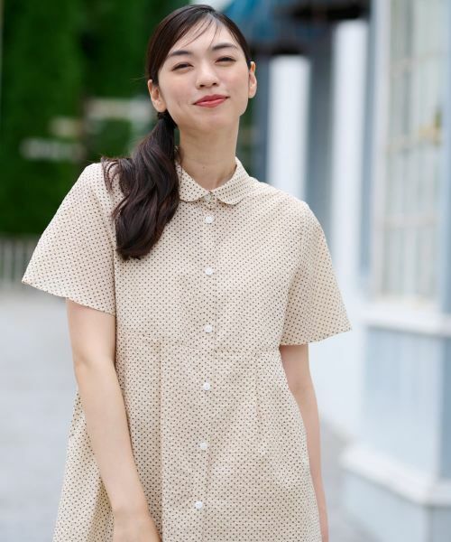 CARA O CRUZ / キャラ・オ・クルス シャツ・ブラウス | 【人気】ドットフレアブラウス【CoC by CARA O CRUZ】 | 詳細3