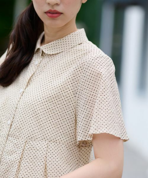 CARA O CRUZ / キャラ・オ・クルス シャツ・ブラウス | 【人気】ドットフレアブラウス【CoC by CARA O CRUZ】 | 詳細30