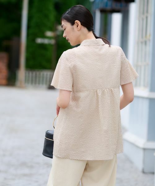 CARA O CRUZ / キャラ・オ・クルス シャツ・ブラウス | 【人気】ドットフレアブラウス【CoC by CARA O CRUZ】 | 詳細5