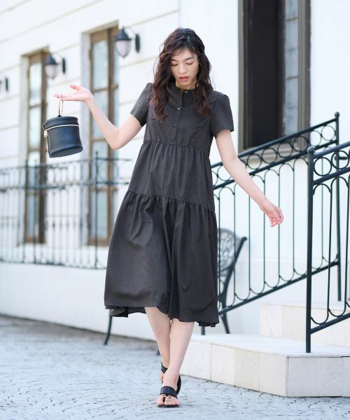 CARA O CRUZ / キャラ・オ・クルス ドレス | ティアードシャツワンピース | 詳細15