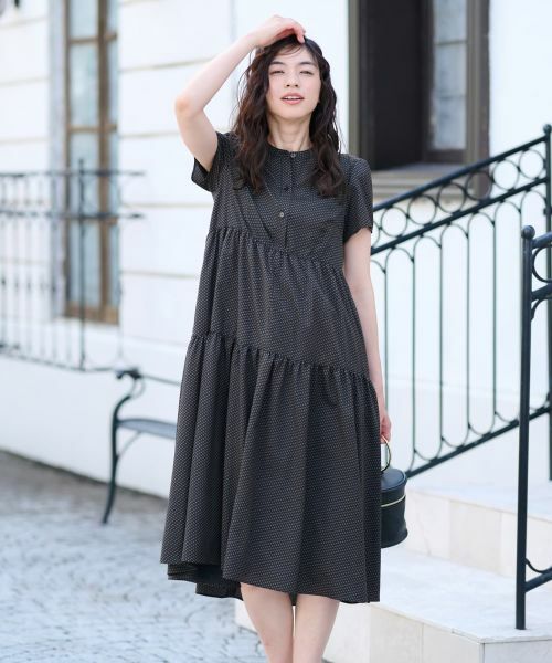 CARA O CRUZ / キャラ・オ・クルス ドレス | ティアードシャツワンピース | 詳細5