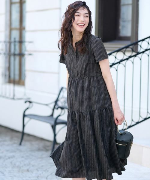 CARA O CRUZ / キャラ・オ・クルス ドレス | ティアードシャツワンピース | 詳細7