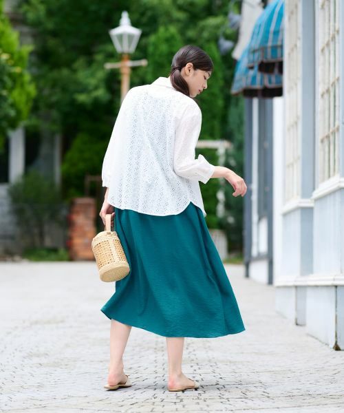 CARA O CRUZ / キャラ・オ・クルス シャツ・ブラウス | アイレット刺繍ブラウス | 詳細20