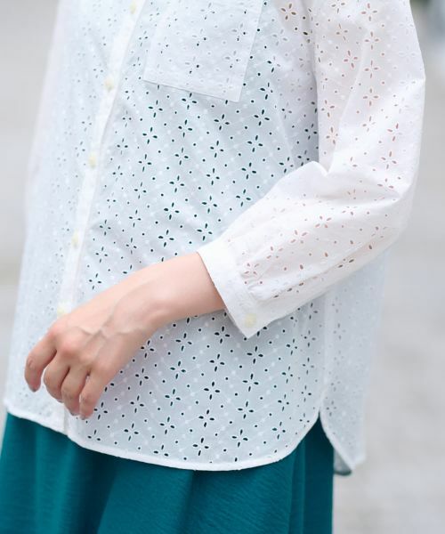 CARA O CRUZ / キャラ・オ・クルス シャツ・ブラウス | アイレット刺繍ブラウス | 詳細26