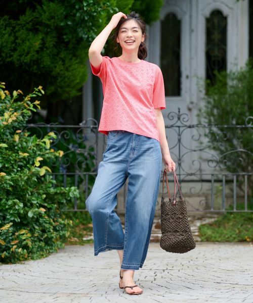 CARA O CRUZ / キャラ・オ・クルス カットソー | アイレット切替カットソー | 詳細11