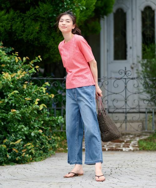 CARA O CRUZ / キャラ・オ・クルス カットソー | アイレット切替カットソー | 詳細12