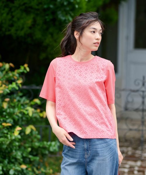 CARA O CRUZ / キャラ・オ・クルス カットソー | アイレット切替カットソー | 詳細2