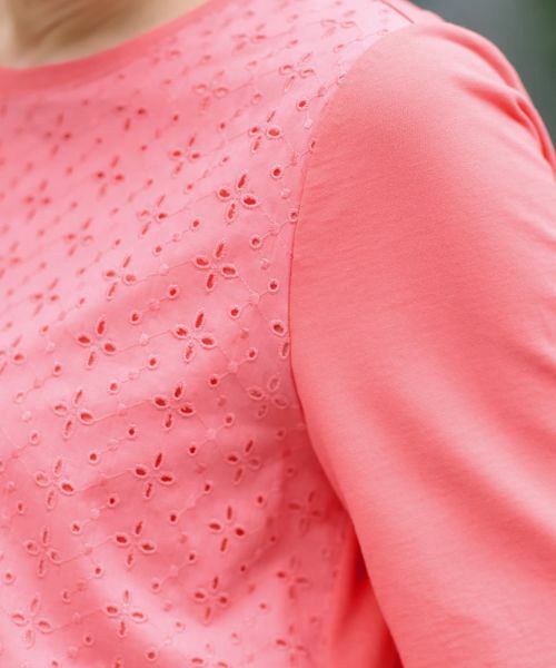 CARA O CRUZ / キャラ・オ・クルス カットソー | アイレット切替カットソー | 詳細22