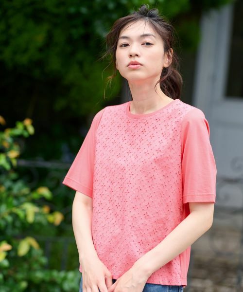 CARA O CRUZ / キャラ・オ・クルス カットソー | アイレット切替カットソー | 詳細4