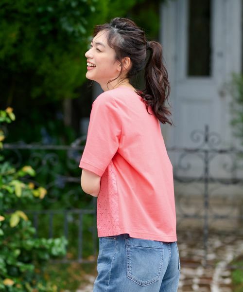 CARA O CRUZ / キャラ・オ・クルス カットソー | アイレット切替カットソー | 詳細5