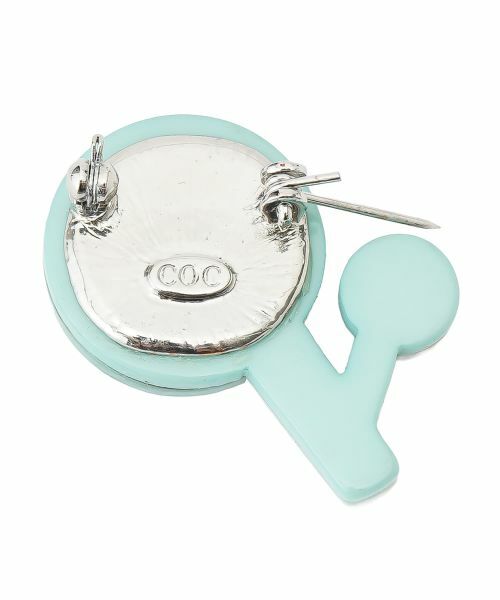 CARA O CRUZ / キャラ・オ・クルス ブローチ・コサージュ | マーブルブローチ | 詳細1