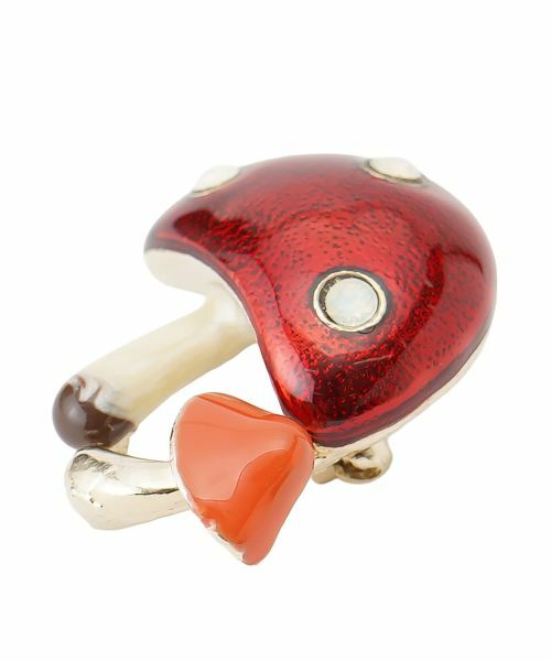 CARA O CRUZ / キャラ・オ・クルス ブローチ・コサージュ | きのこブローチ | 詳細2