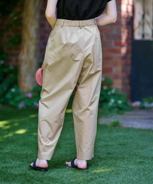 CARA O CRUZ / キャラ・オ・クルス その他パンツ | 洗える 後ろウエストゴムクロップドパンツ | 詳細17