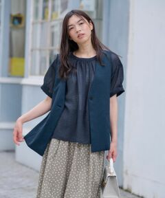 CARA O CRUZ / キャラ・オ・クルス テーラードジャケット | Vネックベスト【CoC by CARA O CRUZ】