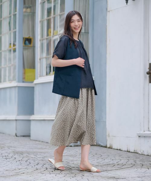 CARA O CRUZ / キャラ・オ・クルス テーラードジャケット | Vネックベスト【CoC by CARA O CRUZ】 | 詳細10