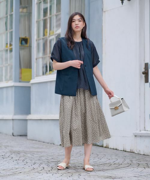 CARA O CRUZ / キャラ・オ・クルス テーラードジャケット | Vネックベスト【CoC by CARA O CRUZ】 | 詳細11