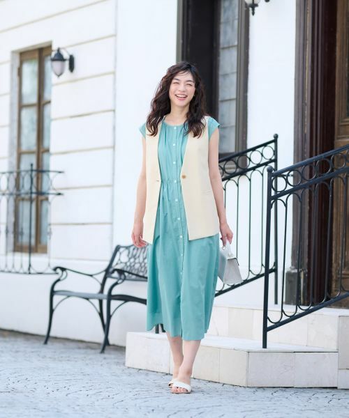 CARA O CRUZ / キャラ・オ・クルス テーラードジャケット | Vネックベスト【CoC by CARA O CRUZ】 | 詳細15