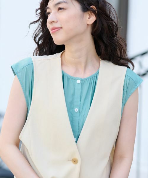 CARA O CRUZ / キャラ・オ・クルス テーラードジャケット | Vネックベスト【CoC by CARA O CRUZ】 | 詳細20
