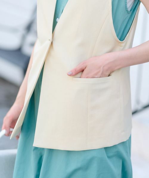 CARA O CRUZ / キャラ・オ・クルス テーラードジャケット | Vネックベスト【CoC by CARA O CRUZ】 | 詳細22