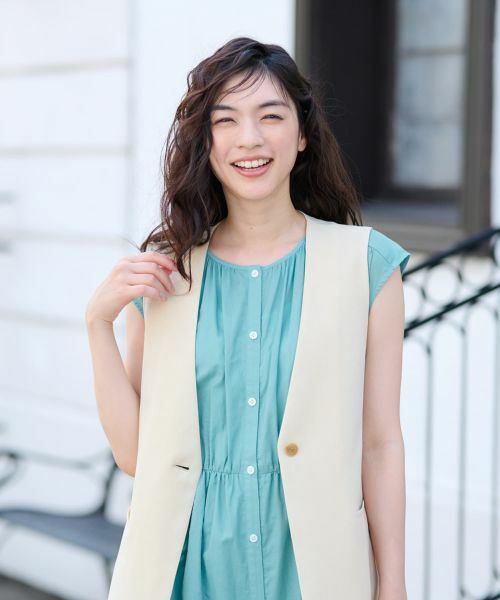 CARA O CRUZ / キャラ・オ・クルス テーラードジャケット | Vネックベスト【CoC by CARA O CRUZ】 | 詳細4