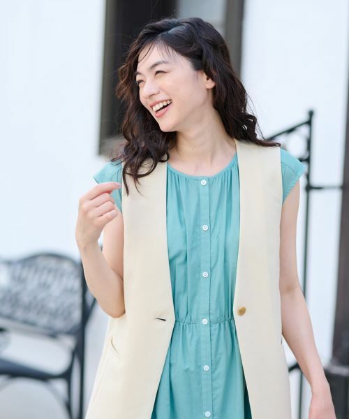 CARA O CRUZ / キャラ・オ・クルス テーラードジャケット | Vネックベスト【CoC by CARA O CRUZ】 | 詳細5