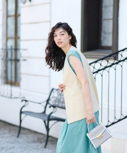 CARA O CRUZ / キャラ・オ・クルス テーラードジャケット | Vネックベスト【CoC by CARA O CRUZ】 | 詳細6