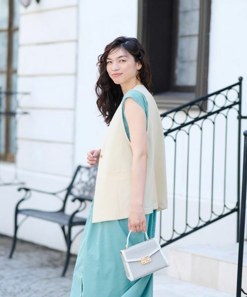 CARA O CRUZ / キャラ・オ・クルス テーラードジャケット | Vネックベスト【CoC by CARA O CRUZ】 | 詳細7